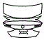 2023 Mercedes Benz C-Class Sedan AMG C63 S E Performance Trunk Lid Kit - PPF