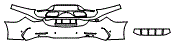 2023 Mercedes Benz C-Class Sedan AMG C63 S E Performance Rear Bumper Kit - PPF