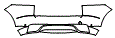2024 Jaguar E-Pace R-Dynamic SE Rear Bumper Kit - PPF