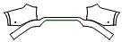 2026 LEXUS TX 550H+ LUXURY Rear Bumper Kit