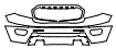 2020 Ford Ranger  SuperCrew Bumper Kit - PPF