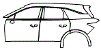 2024 Acura ZDX Type S Door and Rear Fender Kit - PPF