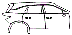 2024 Acura ZDX Door and Rear Fender Kit - PPF