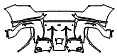 2024 Ferrari Purosangue Rear Bumper Kit - PPF
