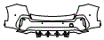 2024 BMW X1 M35i Rear Bumper Kit - PPF