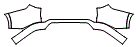 2026 LEXUS TX 550H+ LUXURY Rear Bumper Kit