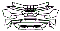 2026 CHEVROLET CORVETTE STINGRAY CONVERTIBLE Rear Bumper Kit