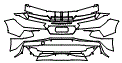 2022 Chevrolet Corvette Rear Bumper Kit - PPF