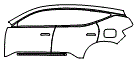 2024 Polestar Polestar 3 Door and Rear Fender Kit - PPF