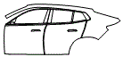 2024 BMW X2 xDrive28i Door and Rear Fender Kit - PPF