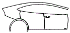 2025 Toyota Prius Limited AWD Door and Rear Fender Kit - PPF