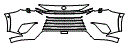 2024 Lexus TX  Premium Bumper Kit - PPF