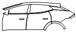 2024 Lotus Eletre Door and Rear Fender Kit - PPF