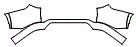 2026 LEXUS TX 350 BASE Rear Bumper Kit