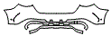2026 MERCEDES BENZ GLC COUPE 300 4MATIC AMG LINE Rear Bumper Kit