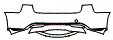 2025 Tesla Model 3 Rear Bumper Kit - PPF