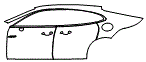 2025 Porsche Panamera Sports Sedan Turbo S E-Hybrid Door and Rear Fender Kit - PPF