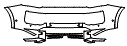 2025 Porsche Cayenne  Turbo E-Hybrid Bumper Kit - PPF