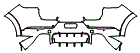 2026 PORSCHE CAYENNE SUV E-HYBRID Rear Bumper Kit