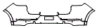 2026 PORSCHE CAYENNE SUV TURBO E-HYBRID Rear Bumper Kit