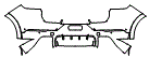 2026 PORSCHE CAYENNE COUPE BASE Rear Bumper Kit