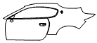 2024 Maserati GranTurismo Door and Rear Fender Kit - PPF