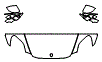 2025 Porsche Panamera  Turbo E-Hybrid Hood, Fender and Mirror Kit - PPF