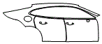 2025 Porsche Panamera Sports Sedan 4 Door and Rear Fender Kit - PPF