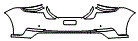 2025 Porsche Panamera  Base Rear Bumper Kit - PPF