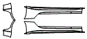 2024 Mercedes Benz AMG GT Coupe AMG GT 55 Rocker Panel Kit - PPF