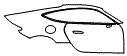 2025 Mercedes Benz AMG GT Door and Rear Fender Kit - PPF