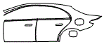 2025 Mercedes Benz E-Class  E 350 4MATIC Door and Rear Fender Kit - PPF