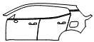 2025 Volvo EX30 Door and Rear Fender Kit - PPF