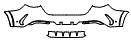 2026 MERCEDES BENZ GLC COUPE AMG GLC 63 S E PERFORMANCE  Rear Bumper Kit