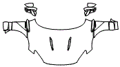 2024 Aston Martin DBX Full Hood, Fender and Mirror Kit - PPF