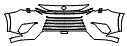 2024 Lexus TX  Premium Bumper Kit - PPF