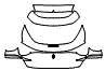 2025 Ferrari Purosangue Trunk Lid Kit - PPF