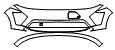 2025 Hyundai Kona Electric SEL Convenience Bumper Kit - PPF