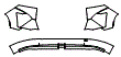 2025 Hyundai Kona Electric SEL Convenience Rear Bumper Kit - PPF