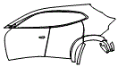 2025 Ferrari Purosangue Door and Rear Fender Kit - PPF