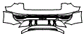 2024 Audi Q8 e-tron  Premium Rear Bumper Kit - PPF