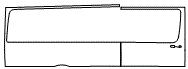 2019 Mercedes Benz Sprinter Right Body Side Kit - PPF