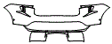 2024 Porsche Macan Electric Rear Bumper Kit - PPF