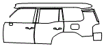 2025 Lexus GX  Overtrail Door and Rear Fender Kit - PPF