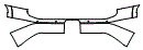 2024 Lexus GX 550 Luxury Rear Bumper Kit - PPF