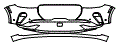 2024 Lincoln Nautilus Bumper Kit - PPF