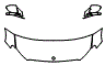 2025 Mercedes Benz E-Class  E 450 4MATIC Hood, Fender and Mirror Kit - PPF