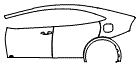 2025 Toyota Prius Door and Rear Fender Kit - PPF