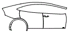 2025 Toyota Prius Door and Rear Fender Kit - PPF