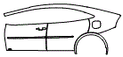 2025 Toyota Prius Door and Rear Fender Kit - PPF
